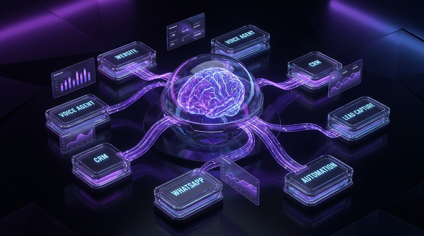 AI operations hub visualization