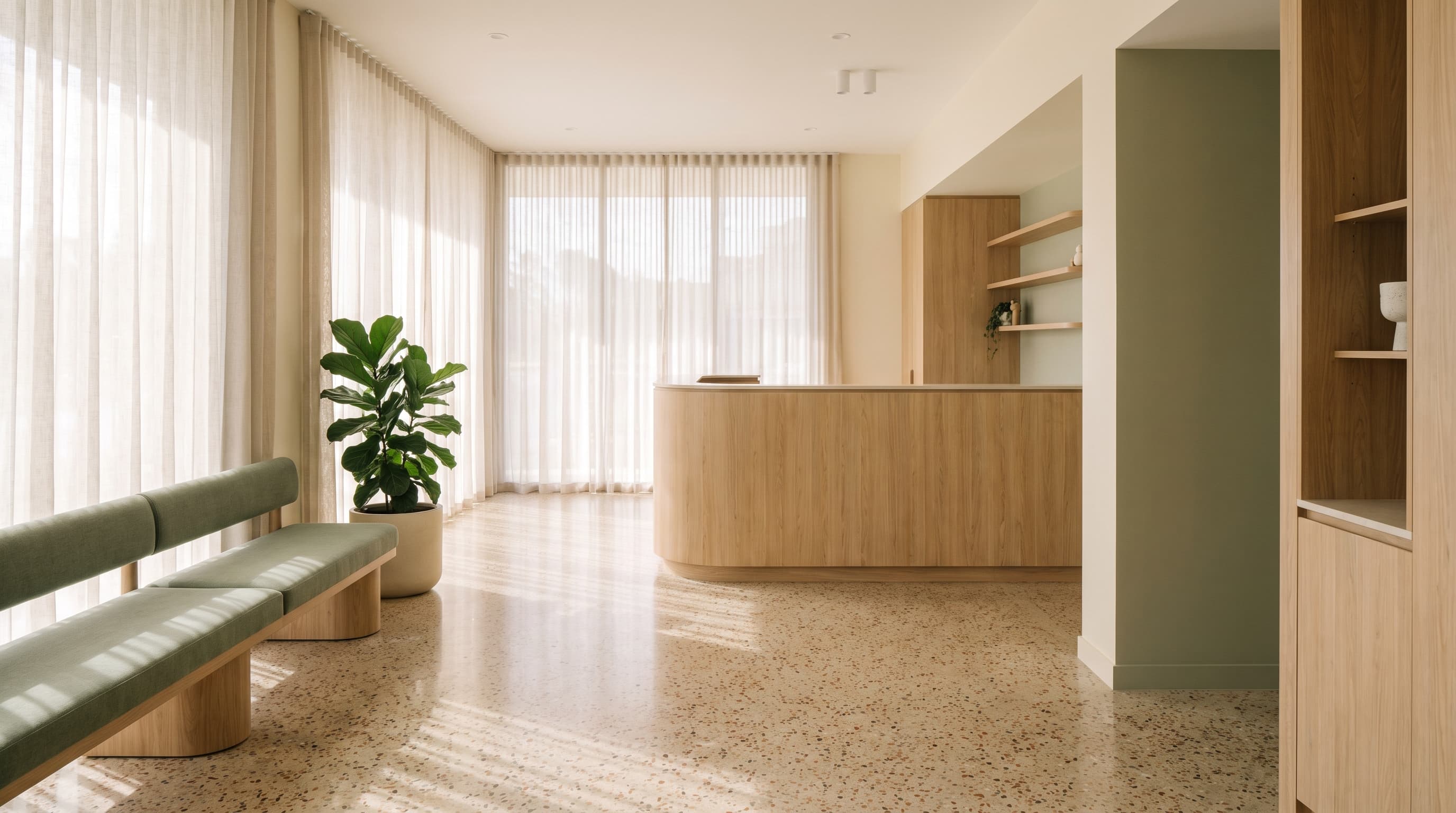 The reception at Northgate Dental Studio
