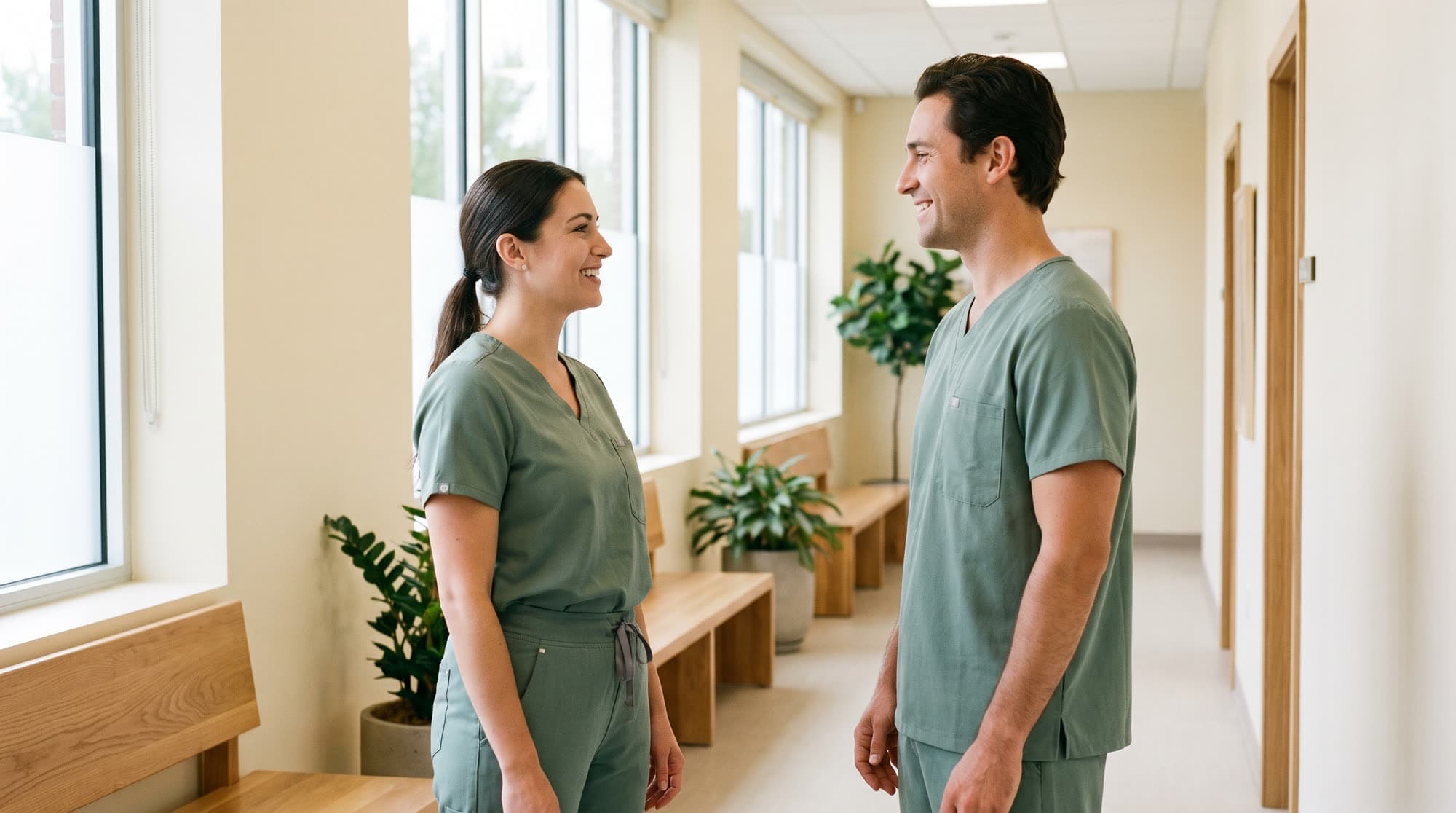 Two of the team at Northgate Dental Studio